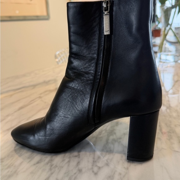 Saint Laurent Lou 70mm Boot Black Lambskin Leather sz 39 - Picture 6 of 12